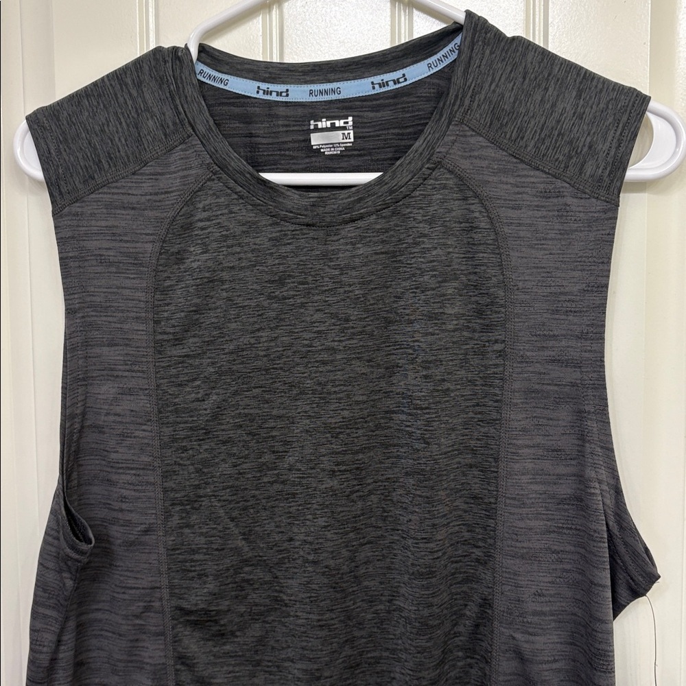 NWT Hind Charcoal Gray Running Top‎ - Picture 2 of 9